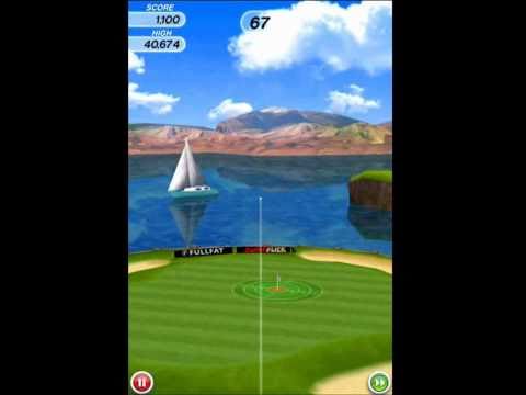 Flick Golf game play