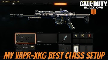 MY VAPR XKG BEST CLASS SETUP BLACK OPS 4 BEST CLASS SETUPS