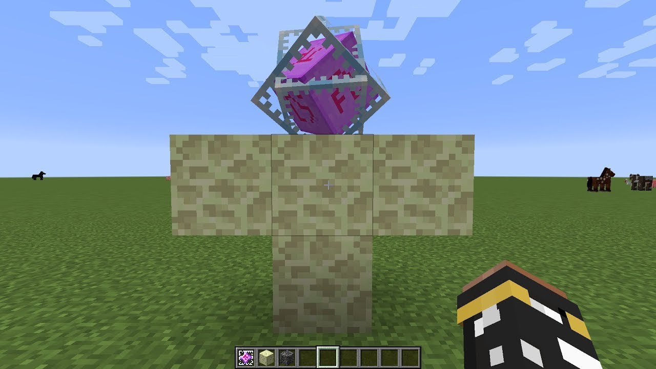 what if you create ENDERMAN CRYSTAL GOLEM BOSS in MINECRAFT - YouTube