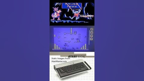 Mouse Trap on  Atari 800XL (Atari 400, 800, XL, XE) #atari #atari400 #shorts