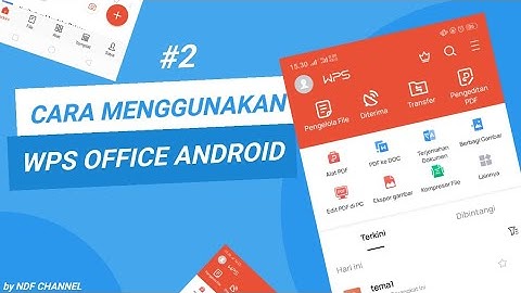 TUTORIAL MENGGUNAKAN WPS OFFICE ANDROID UNTUK PEMULA | BAHAS SEMUA FITUR WPS OFFICE