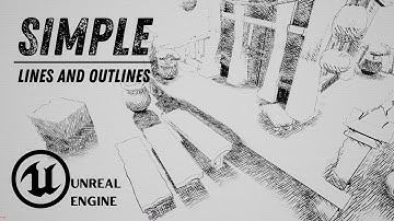 Stylized lines and outlines - Unreal Material