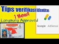 Cara Mudah Verifikasi Identitas Diri di Google AdSense[ Menggunakan SIM