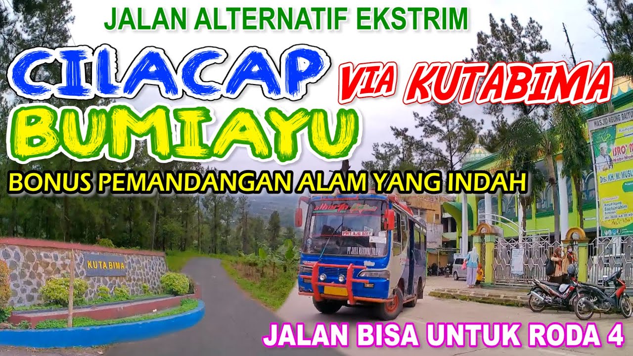 JALAN ALTERNATIF CIMANGGU BUMIAYU VIA KUTABIMA VIEW MANTAP BANGET MAZEH