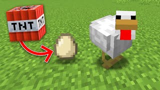 Minecraft, But Eggs Explode Like TNT...