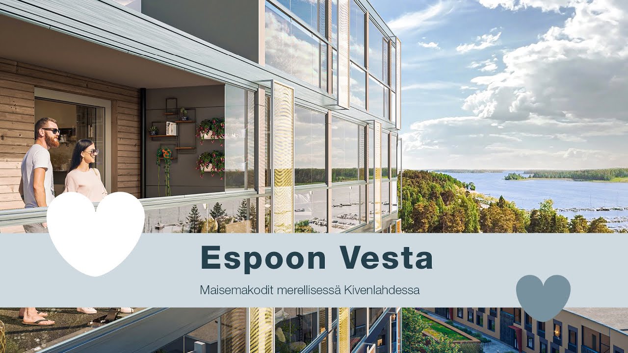 Tutustu Espoon Vestan merellisiin koteihin Kivenlahdessa