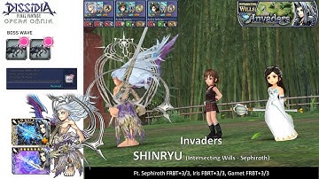 DFFOO [GL] Intersecting Wills Invaders Sephiroth SHINRYU | Green Crystal Run (Garnet ver.)