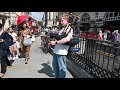 [4K]Young musician bagpipe , Piccadilly Circus London , Sep 2021