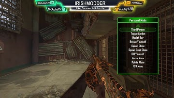 One of the best BO2 zombies mod menus - Project Iconic v3 w Download