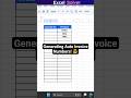How To Generate Auto Invoice Numbers In Google Sheets? #shorts #excel #exceltips