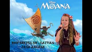 Video thumbnail of "Jana Ancāne - How Far I'll Go (From Moana) Latvian"