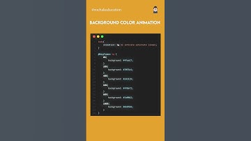 Background Animation using CSS Only   | #shorts | Rochak Education