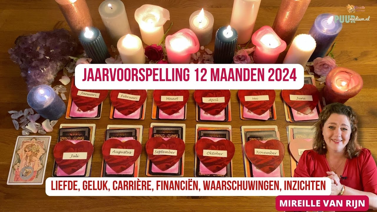 RAM: JAARVOORSPELLING 2024 - TAROT LENORMAND ASTRO - MIREILLE VAN RIJN