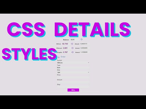Html Css Details