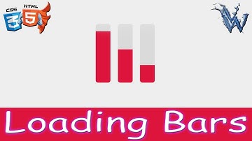 Loading bar animation css | cool css effects | New pure css animation 2018