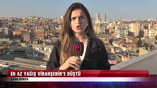 Şanlıurfada Aylar Sonra Sağanak Yağış Etkili Oldu