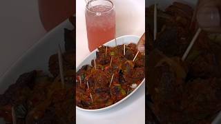 Peppered goat meat &amp; a cold drink hits differently. What will you pair this with ? #shortvideo #food