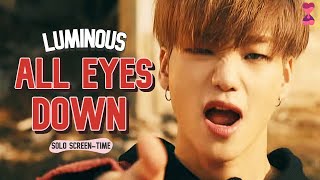 루미너스 (LUMINOUS) 'All eyes down (비상)' | focus & solo screen-time ranking