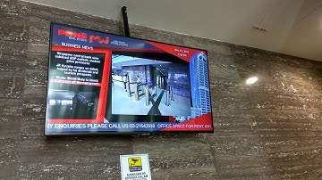 Digital Signage for Corporate Lift Lobby