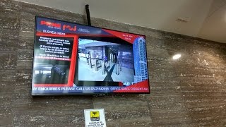 Digital Signage for Corporate Lift Lobby