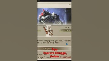 Tips And Tricks To Improve Damage In Golem | King of Avalon
