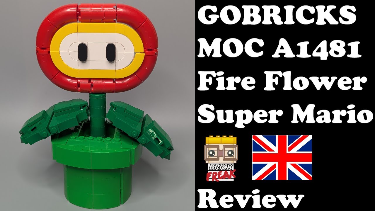 GOBRICKS MOC A1481- Fire Flower - Review - YouTube