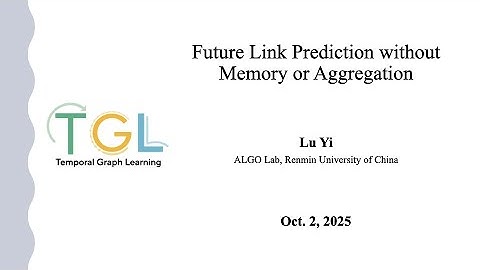 Future Link Prediction without Memory or Aggregation