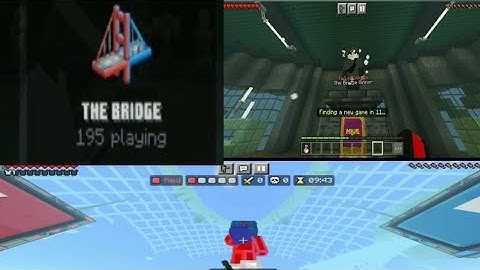 i play the bridge in hive first time in mcpe op gameplay