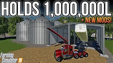 NEW MODS! Huge Silo With 1,000,000L Capacity! (Holds Everything!)