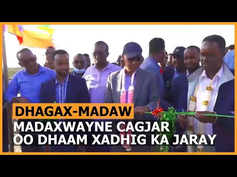 Madaxwaynaha Deegaanka Soomalida Ayaa Xadhiga Ka Jaray Mashaariico Laga Hirgaliyey Dhagax Madaw