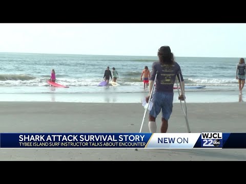 Tybee surf instructor back in the ocean two days after shark bite