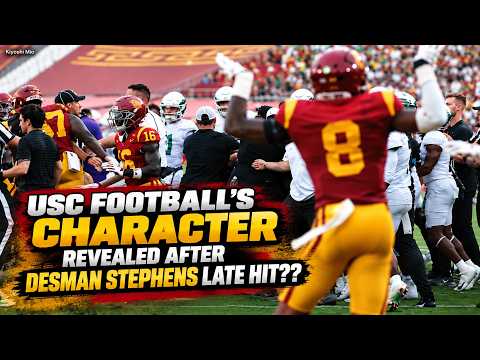 USC Football's Character Revealed After Desman Stephens Late Hit??