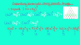 1 9 1 a   Expanding binomials using Pascals triangle