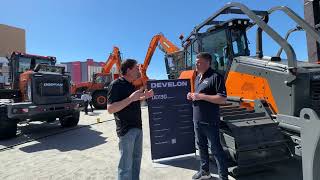 Develon launches the new DD130 Dozer at Conexpo 2023 available from September 2023 in the UK