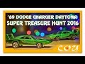 Модель HOT WHEELS super treasure hunt 2016 - '69 Dodge Charger Daytona