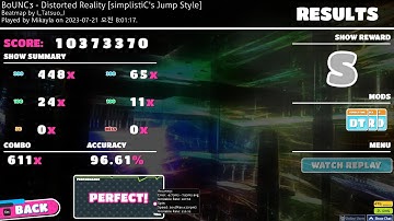 osu! B0UNC3 - Distorted Reality (simplistiC