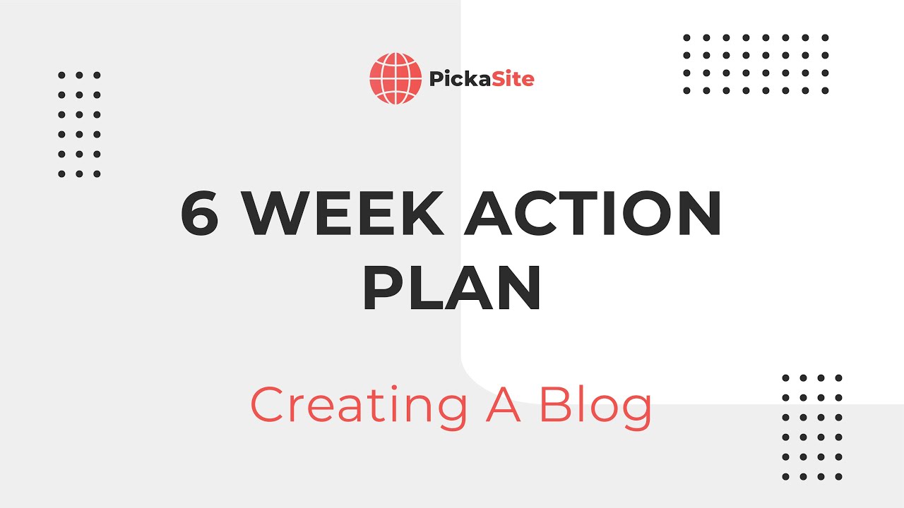 Creating A Blog | Action Plan Week 5 - YouTube