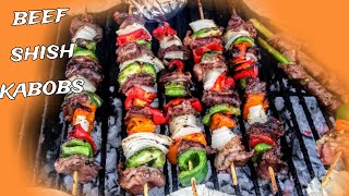 Easy-to BEEF SHISH KABOBS | Cooking W/ LOS GORDITOS