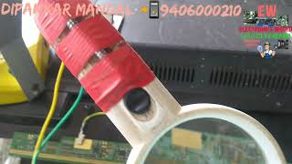 32 inch LED TV double image fault | how to repair LED TV panel double image fault