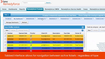 Overview of BMC Remedyforce Console