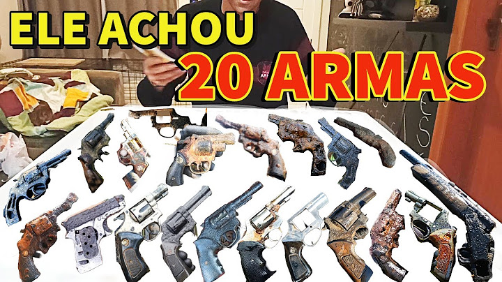 Nem a Polícia  Acreditou na Quantidade de Armas que Ele Pegou