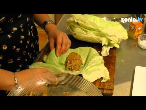 Видео рецепт Голубцы с мясом и рисом