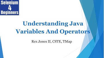 ✔ Understanding Java Variables & Operators | (Video 9)