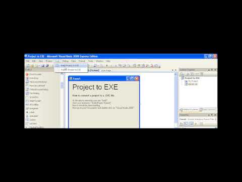 Visual Basic 2008 - Project to .EXE