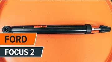 How to change rear shock absorbers on FORD FOCUS 2 TUTORIAL | AUTODOC