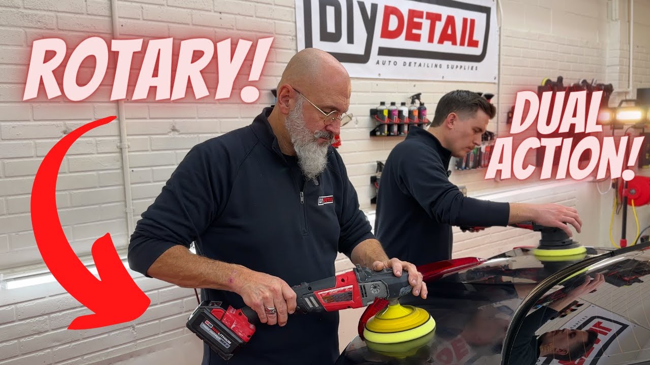 TEST Does a rotary polisher give you shinier paint than a dual action
