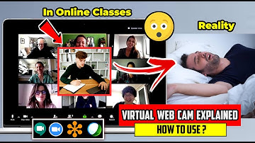 Virtual Web Camera Explained & How to Use ? | Play pre Recorded Video on Loop During Online Classes