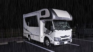 [Car Camping] 1000km Japanese RV Journey Through Heavy Rain | Travel to Fukuoka, Japan
