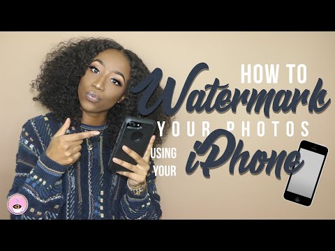 Video: How To Watermark A Photo