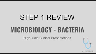 USMLE STEP 1 HIGH-YIELD MICROBIOLOGY - BACTERIA | MED STUDENT SUCCESS